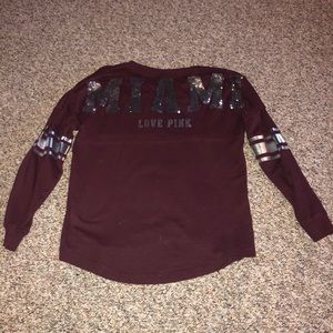 RARE NWWOT Victoria’s Secret Pink Miami Jersey Tee